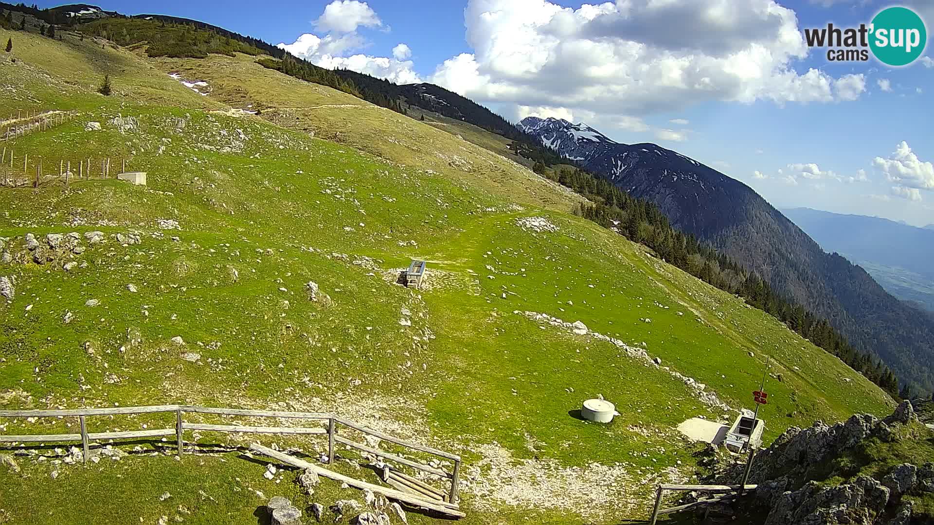 Struška nad Jesenicami web kamera planina Svečica (Belška planina) – Karavanke – Slovenija