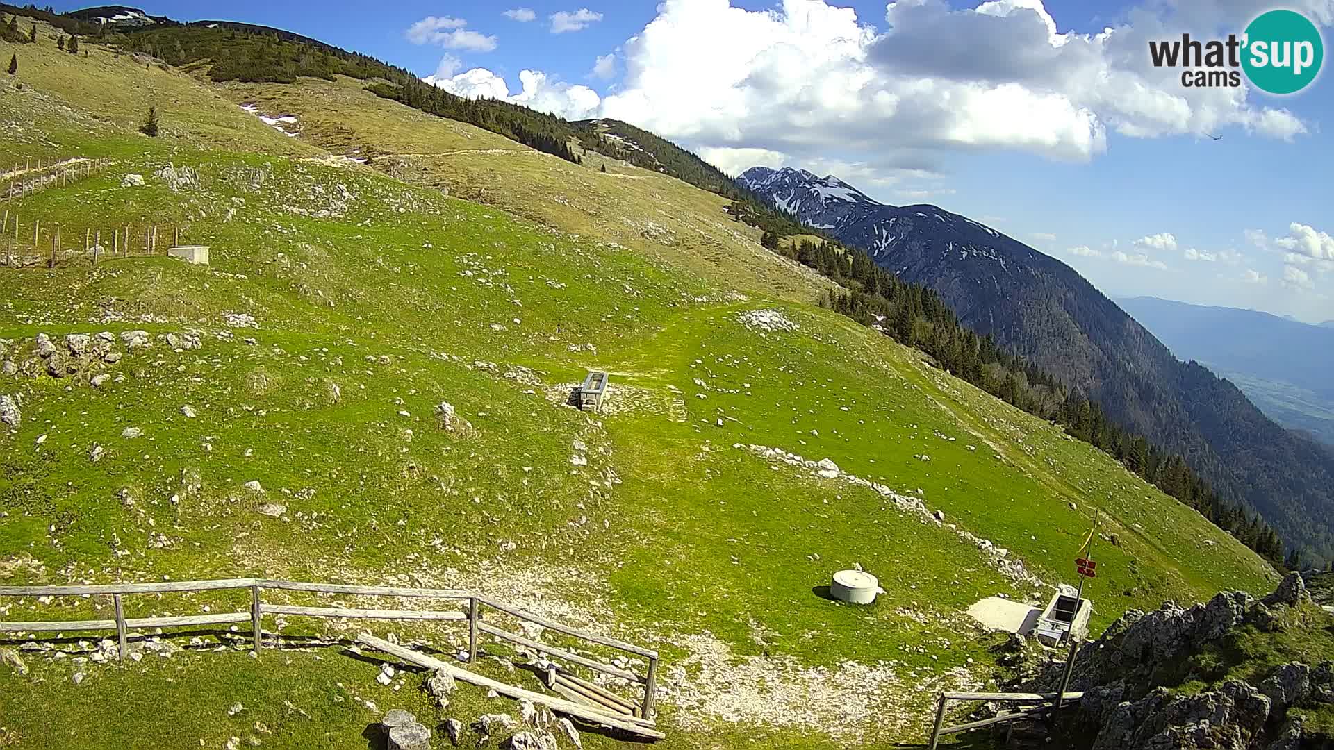 Struška nad Jesenicami Live webcam planina Svečica (Belška planina) – Karavanke – Slovénie