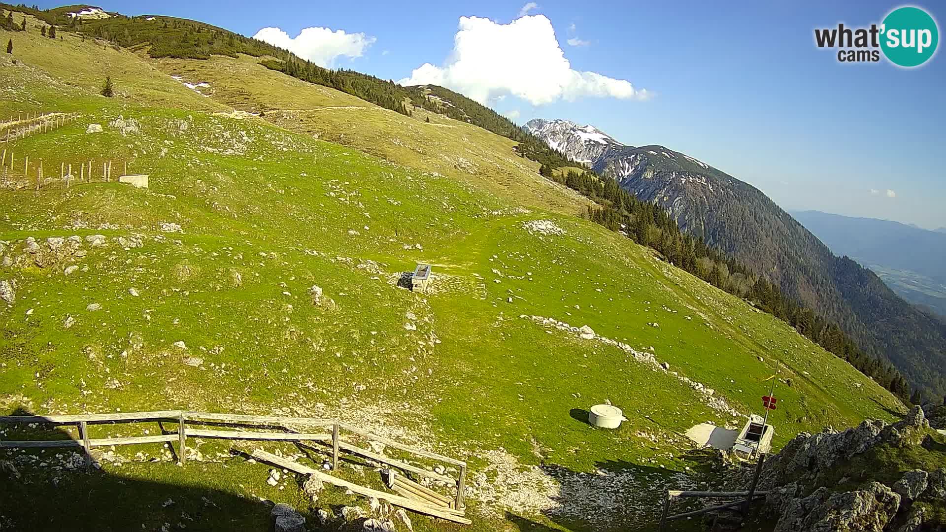 Struška nad Jesenicami web kamera planina Svečica (Belška planina) – Karavanke – Slovenija