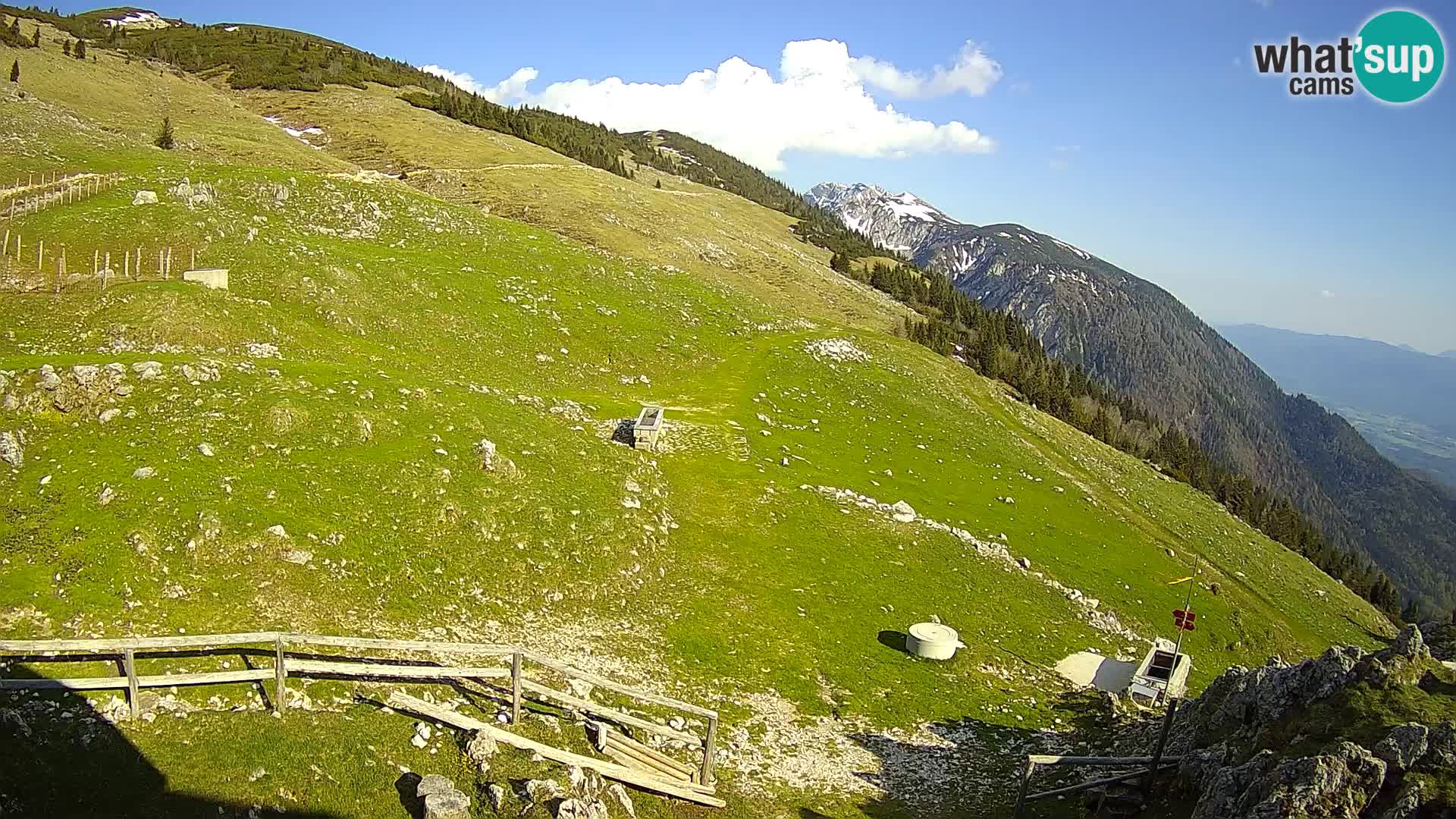 Struška nad Jesenicami web kamera planina Svečica (Belška planina) – Karavanke – Slovenija