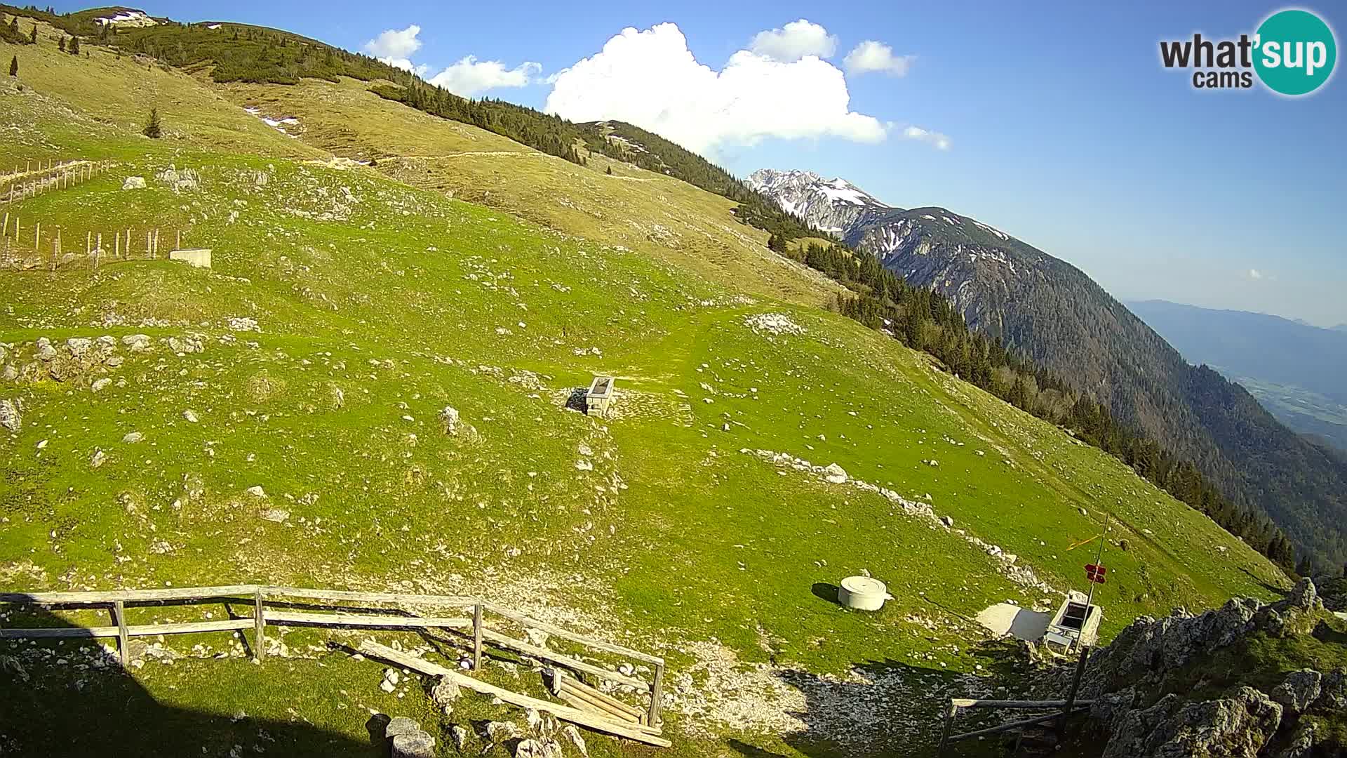 Struška nad Jesenicami web kamera planina Svečica (Belška planina) – Karavanke – Slovenija