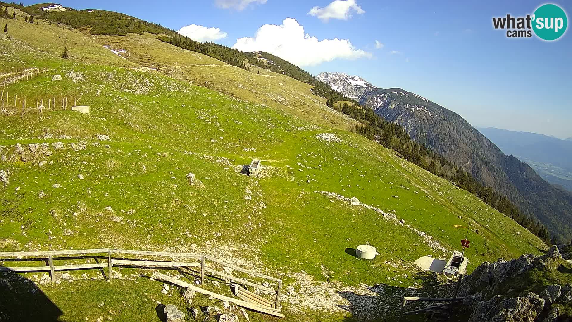 Struška nad Jesenicami web kamera planina Svečica (Belška planina) – Karavanke – Slovenija