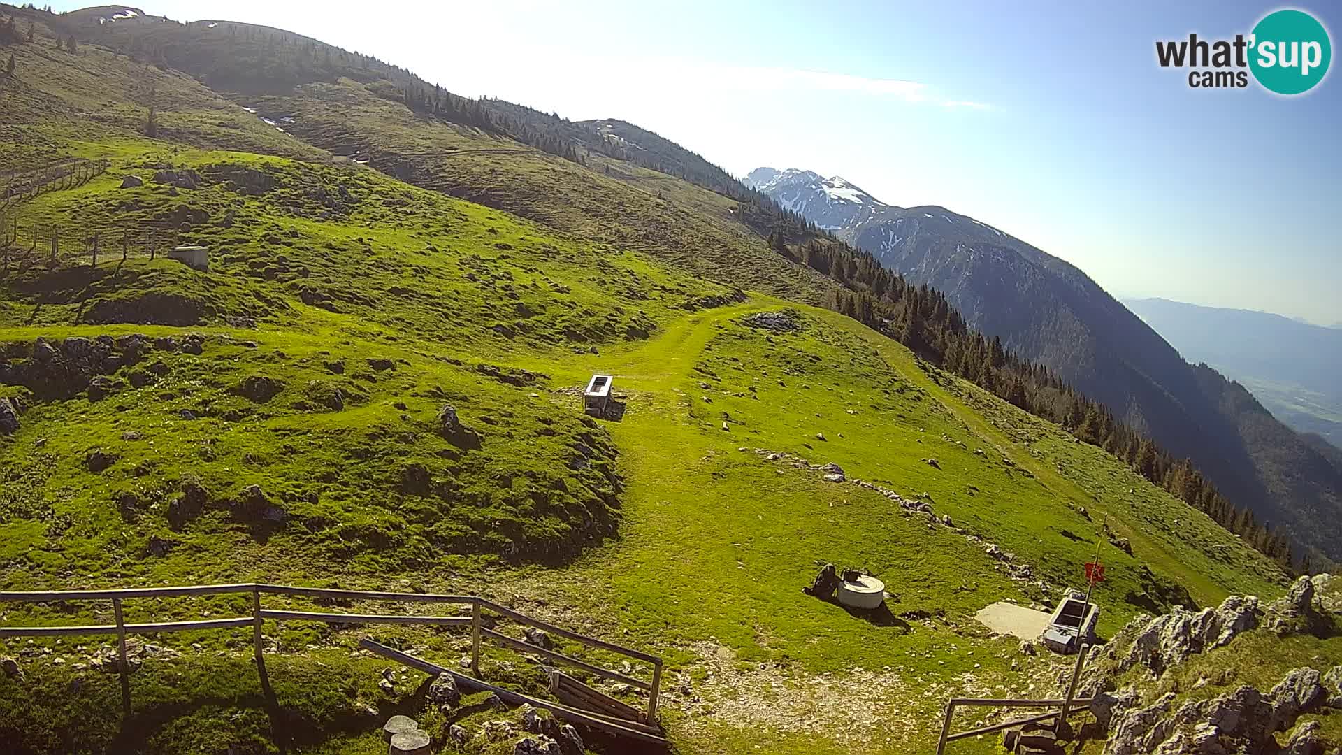 Struška nad Jesenicami Live webcam planina Svečica (Belška planina) – Karavanke – Slovénie