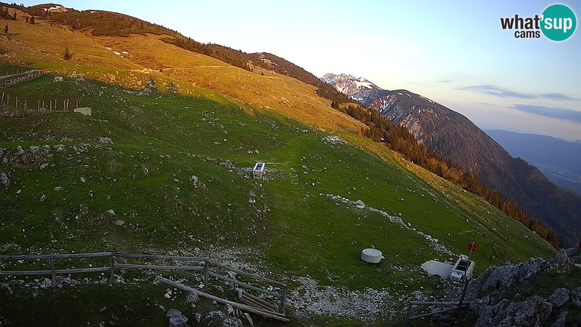 Struška nad Jesenicami Live webcam planina Svečica (Belška planina) – Karavanke – Slovénie