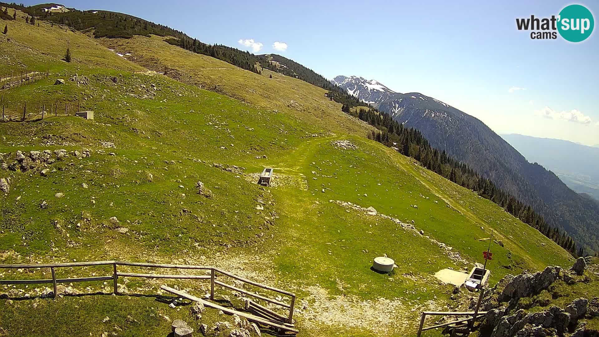 Struška nad Jesenicami Live webcam planina Svečica (Belška planina) – Karavanke – Slovénie