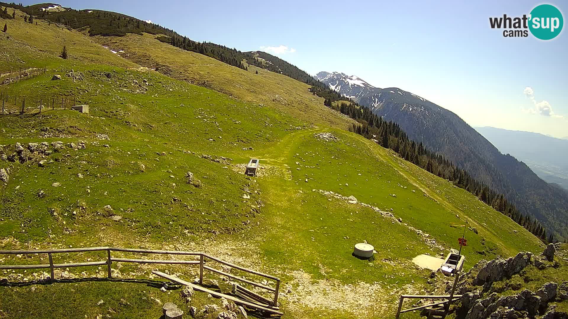 Struška nad Jesenicami Live webcam planina Svečica (Belška planina) – Karavanke – Slovenia