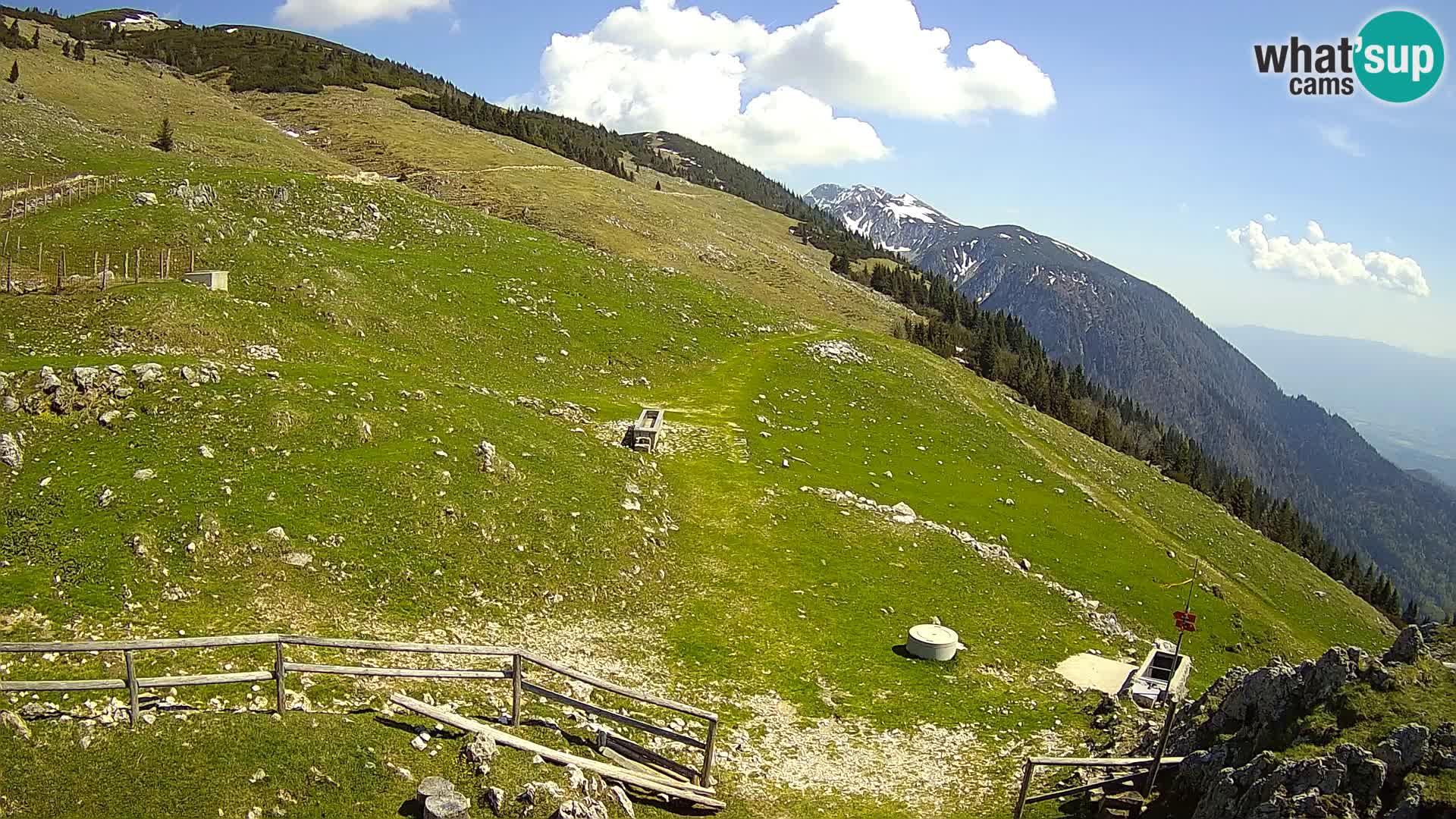 Struška nad Jesenicami Live webcam planina Svečica (Belška planina) – Karavanke – Slovénie