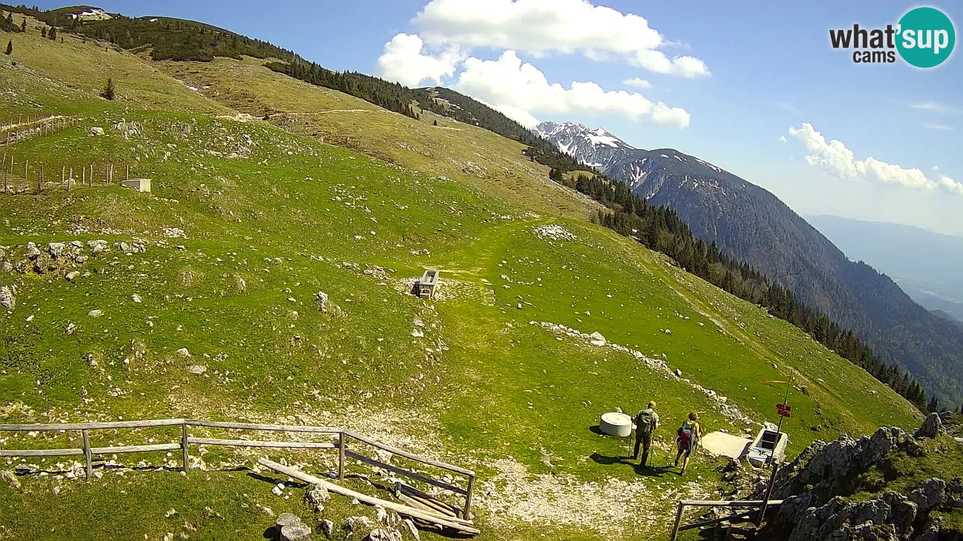 Struška nad Jesenicami spletna kamera planina Svečica (Belška planina) – Karavanke