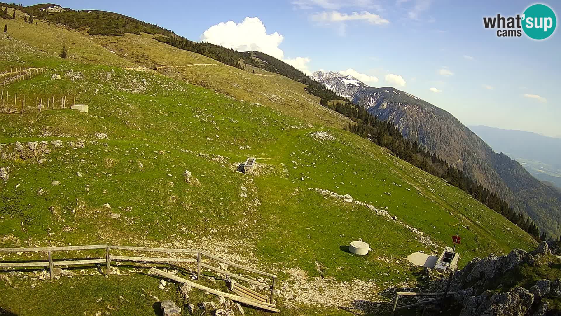 Struška nad Jesenicami spletna kamera planina Svečica (Belška planina) – Karavanke