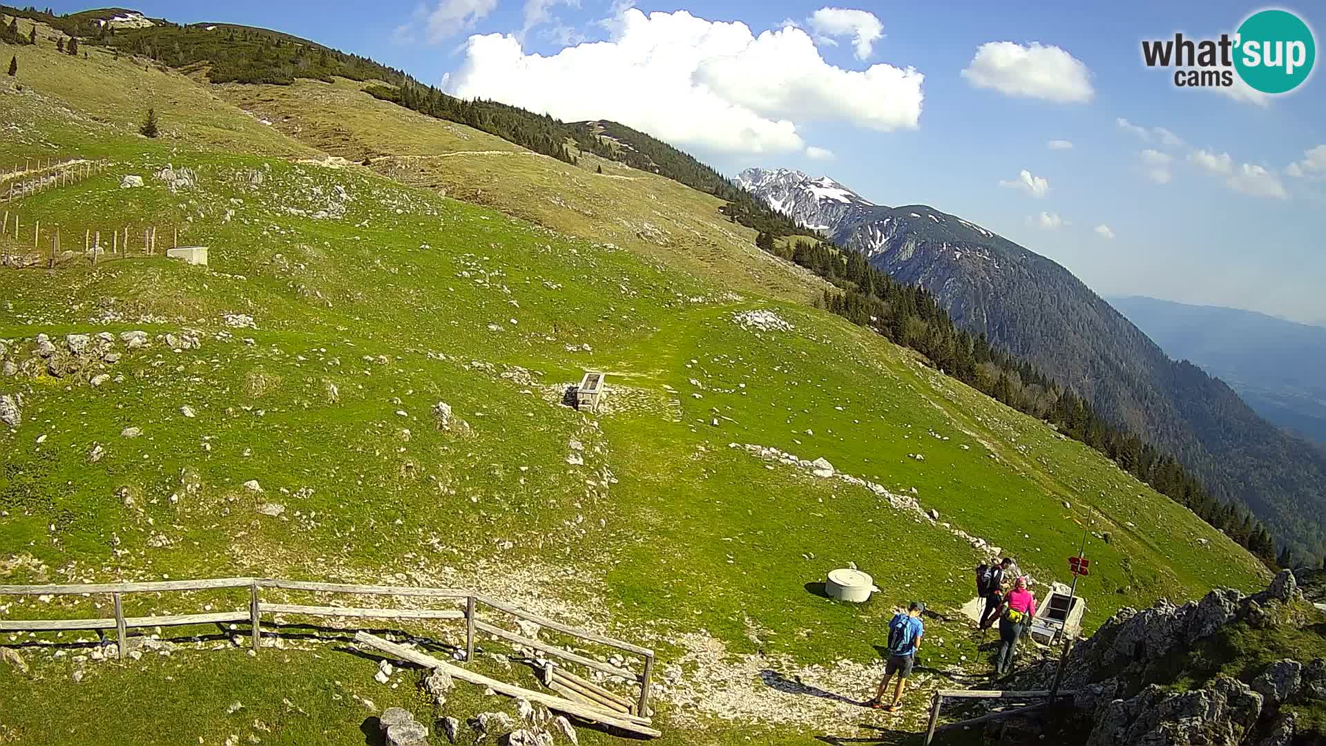 Struška nad Jesenicami spletna kamera planina Svečica (Belška planina) – Karavanke