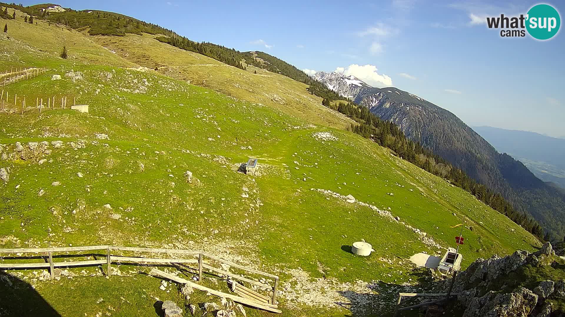 Struška nad Jesenicami web kamera planina Svečica (Belška planina) – Karavanke – Slovenija