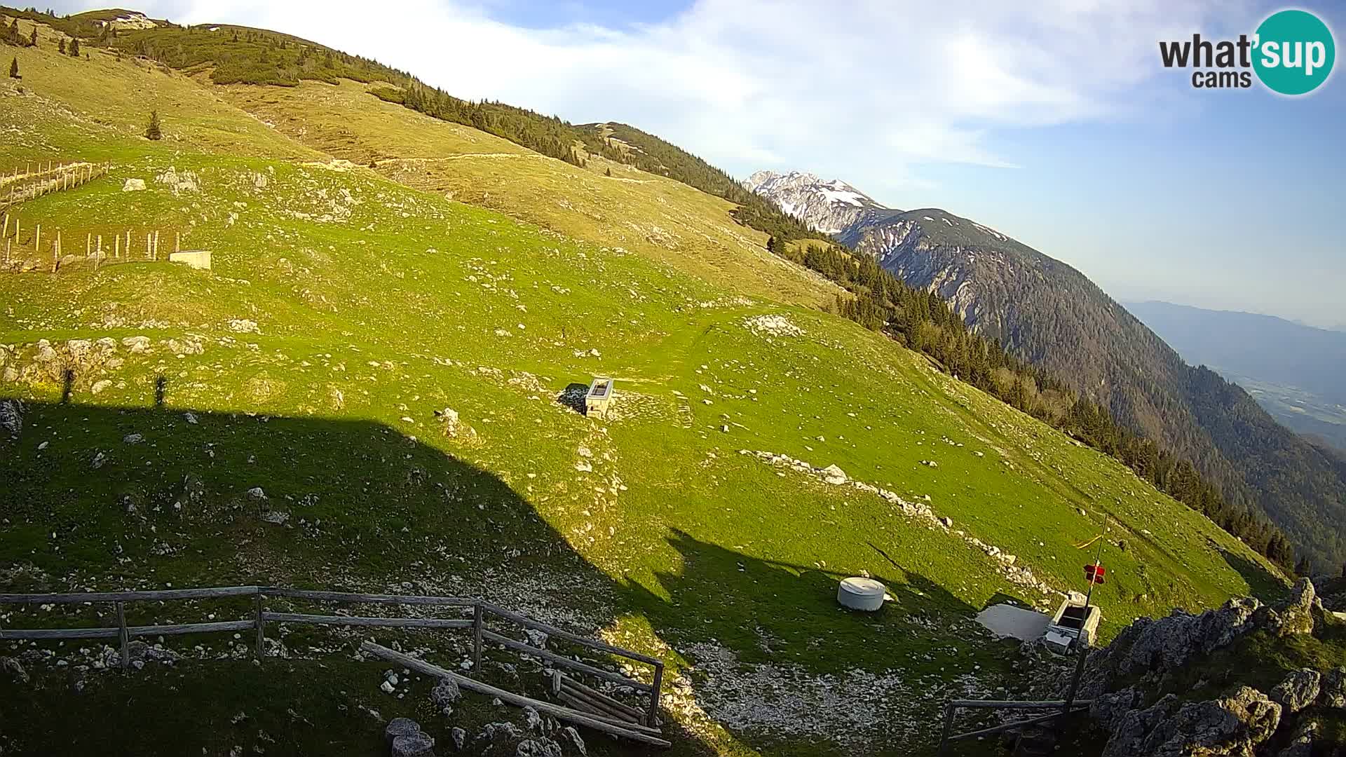 Struška nad Jesenicami Live webcam planina Svečica (Belška planina) – Karavanke – Slovénie