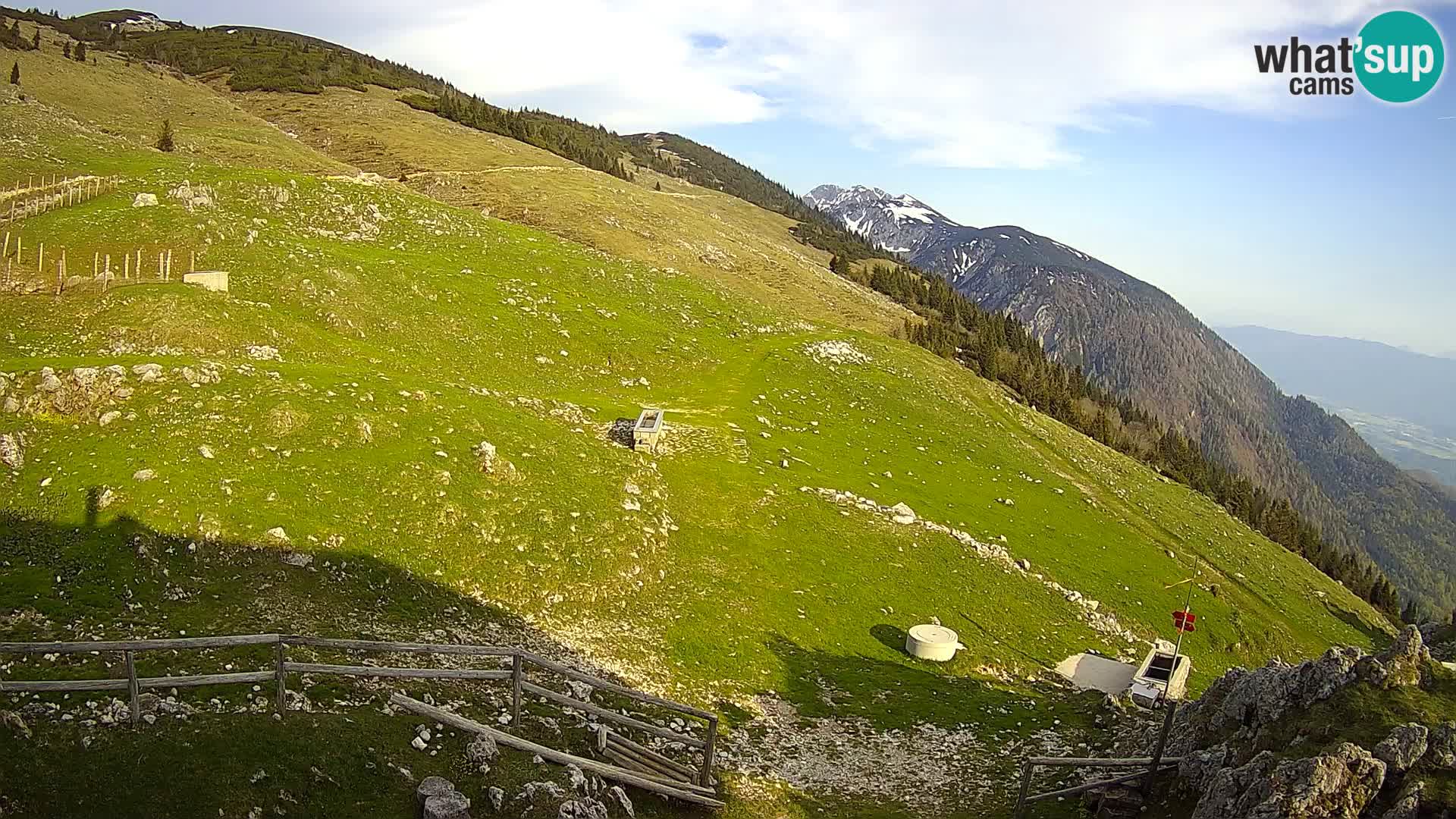 Struška nad Jesenicami Live webcam planina Svečica (Belška planina) – Karavanke – Slovénie