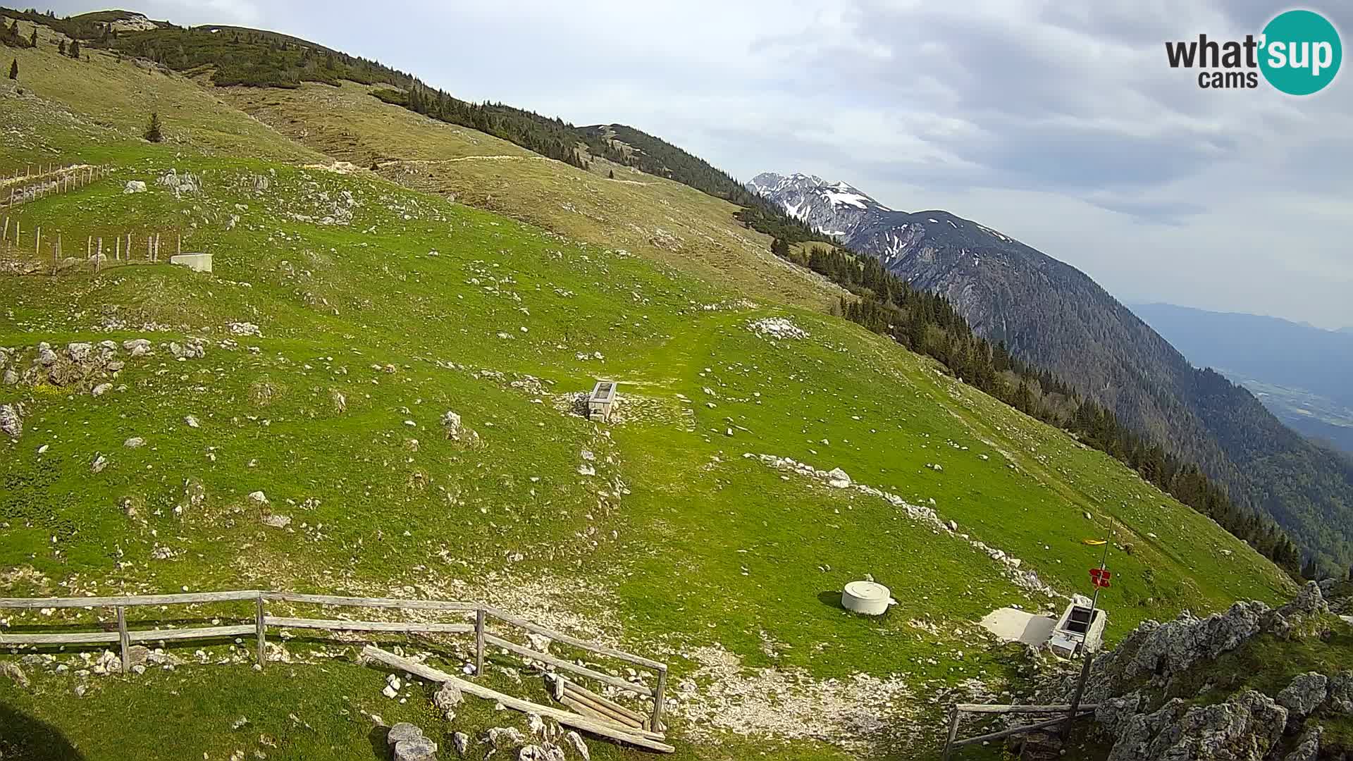 Struška nad Jesenicami Live webcam planina Svečica (Belška planina) – Karavanke – Slovénie
