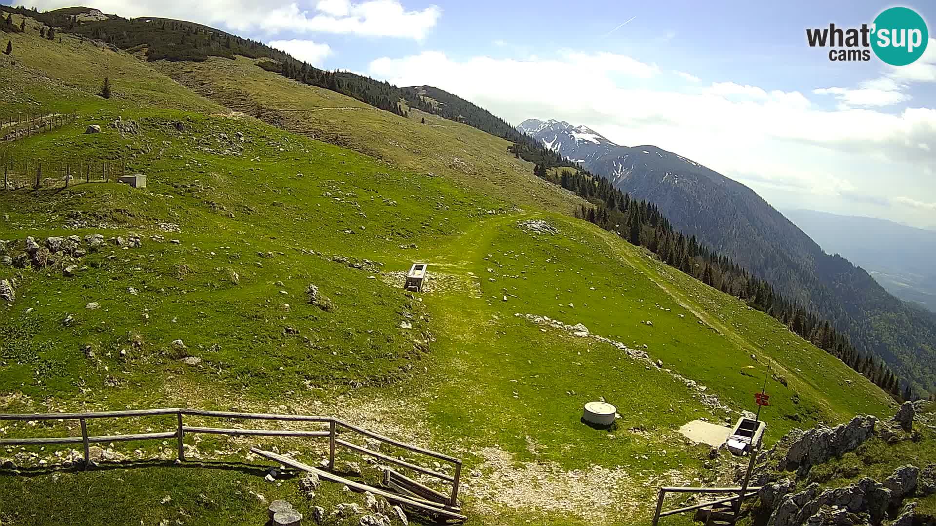 Struška nad Jesenicami camera en vivo planina Svečica (Belška planina) – Karavanke – Eslovenia