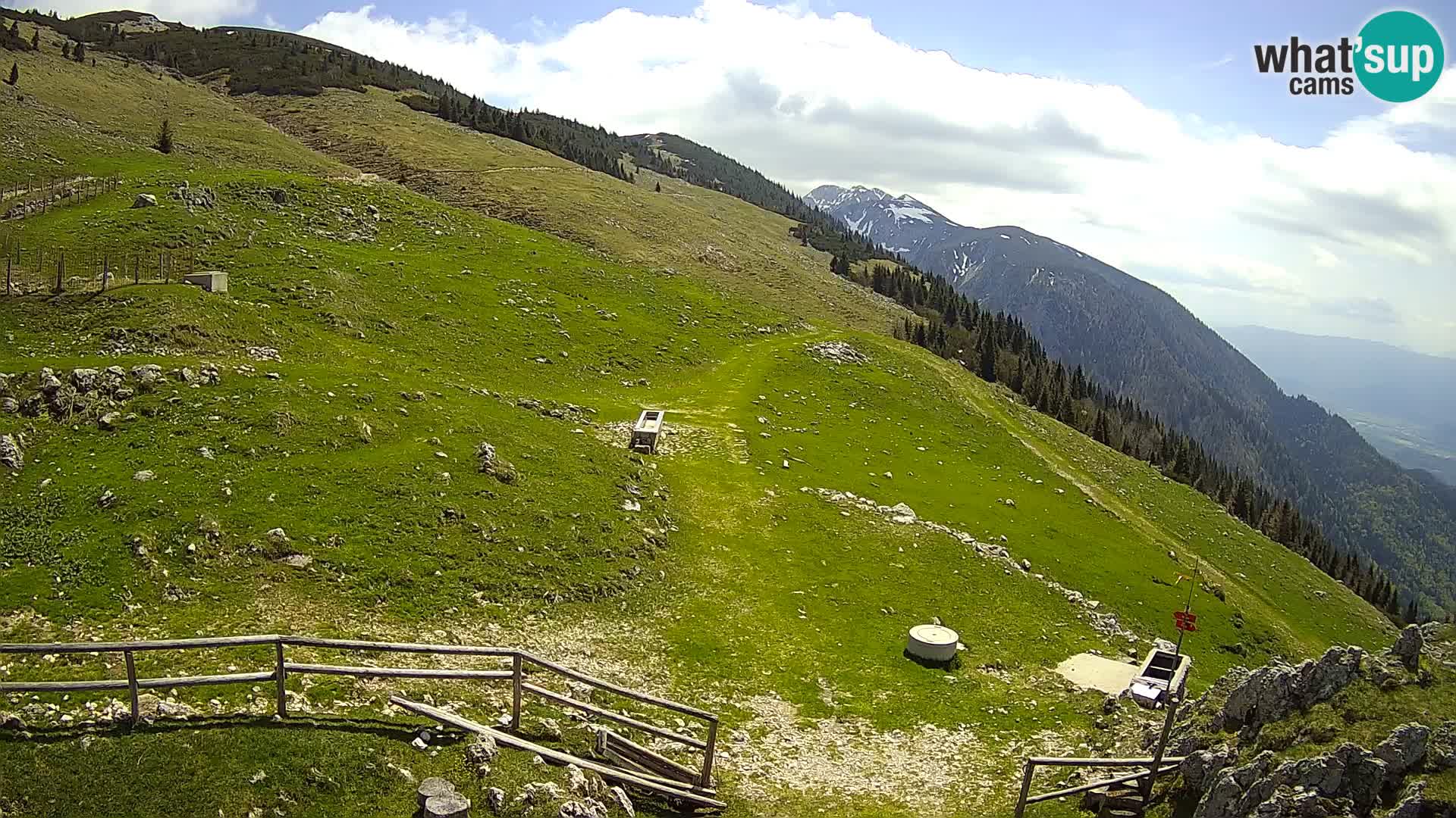 Struška nad Jesenicami camera en vivo planina Svečica (Belška planina) – Karavanke – Eslovenia