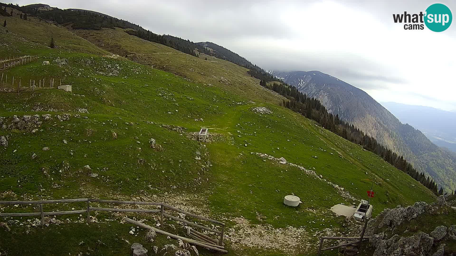 Struška nad Jesenicami Live webcam planina Svečica (Belška planina) – Karavanke – Slovénie