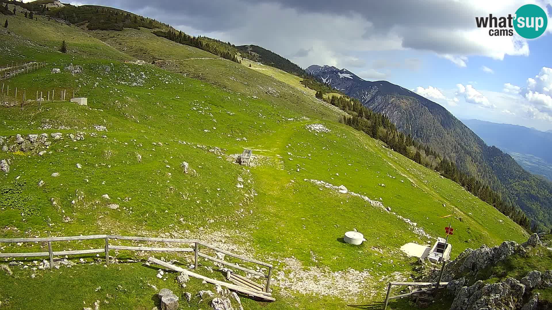 Struška nad Jesenicami Live webcam planina Svečica (Belška planina) – Karavanke – Slovenia