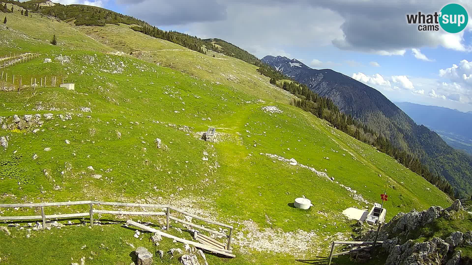 Struška nad Jesenicami Live webcam planina Svečica (Belška planina) – Karavanke – Slovenia