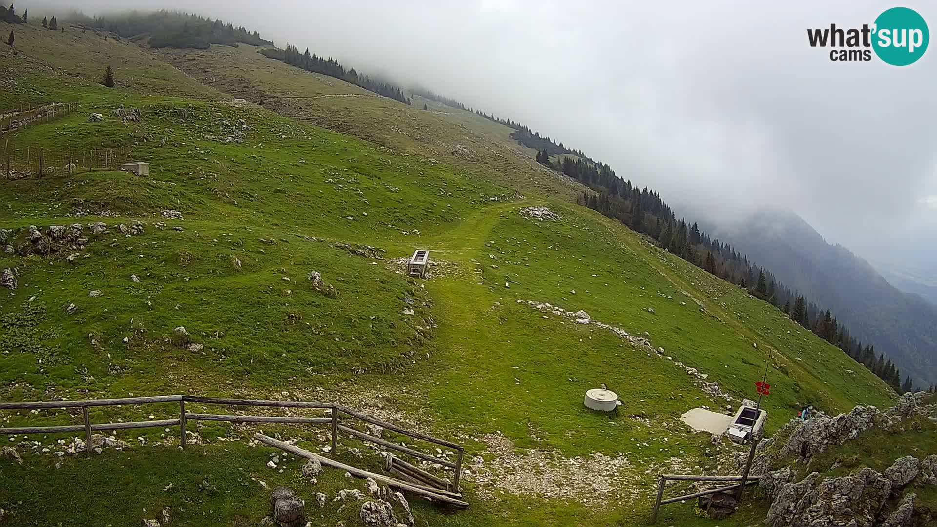 Struška nad Jesenicami web kamera planina Svečica (Belška planina) – Karavanke – Slovenija