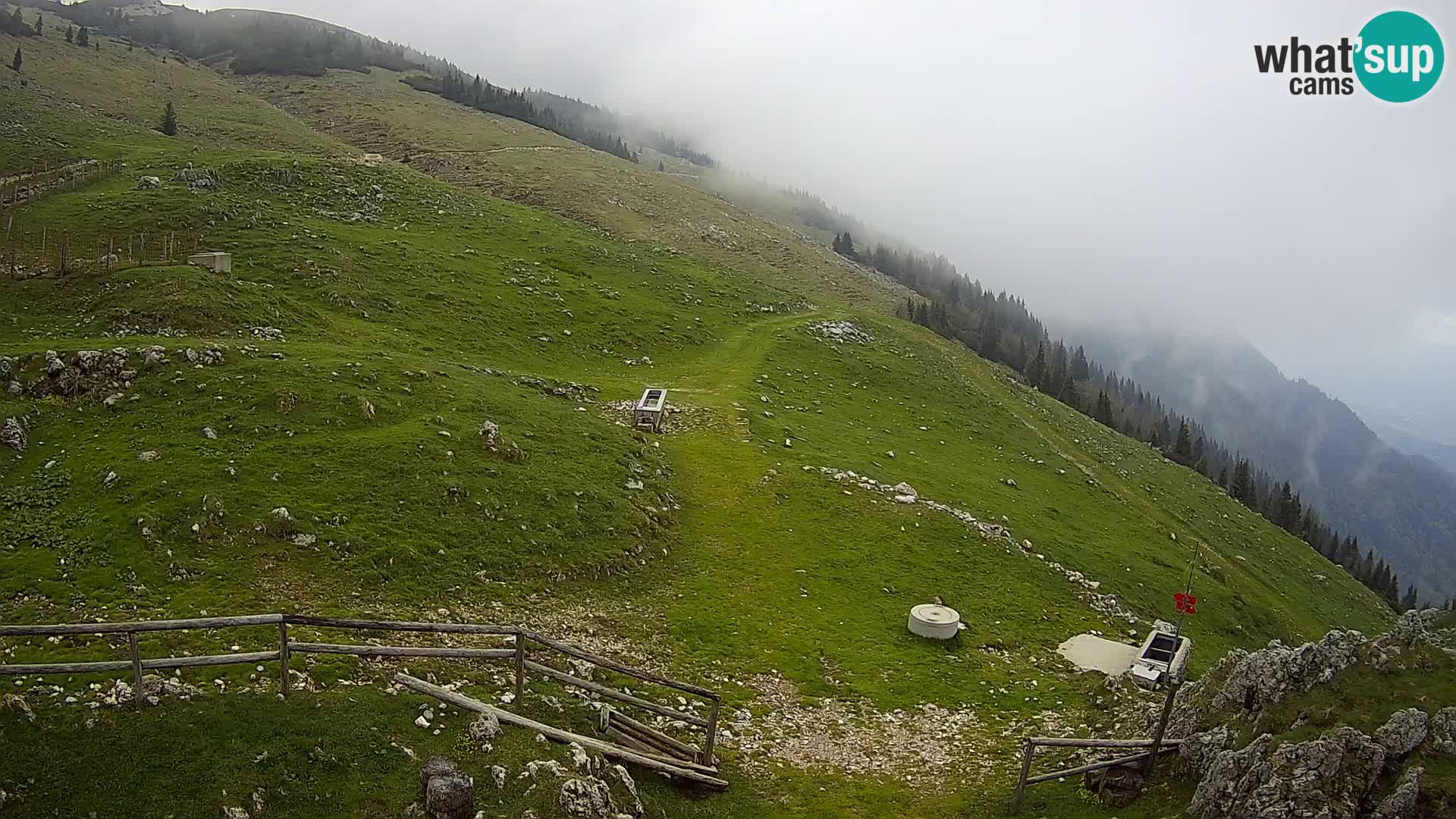 Struška nad Jesenicami Live webcam planina Svečica (Belška planina) – Karavanke – Slovénie