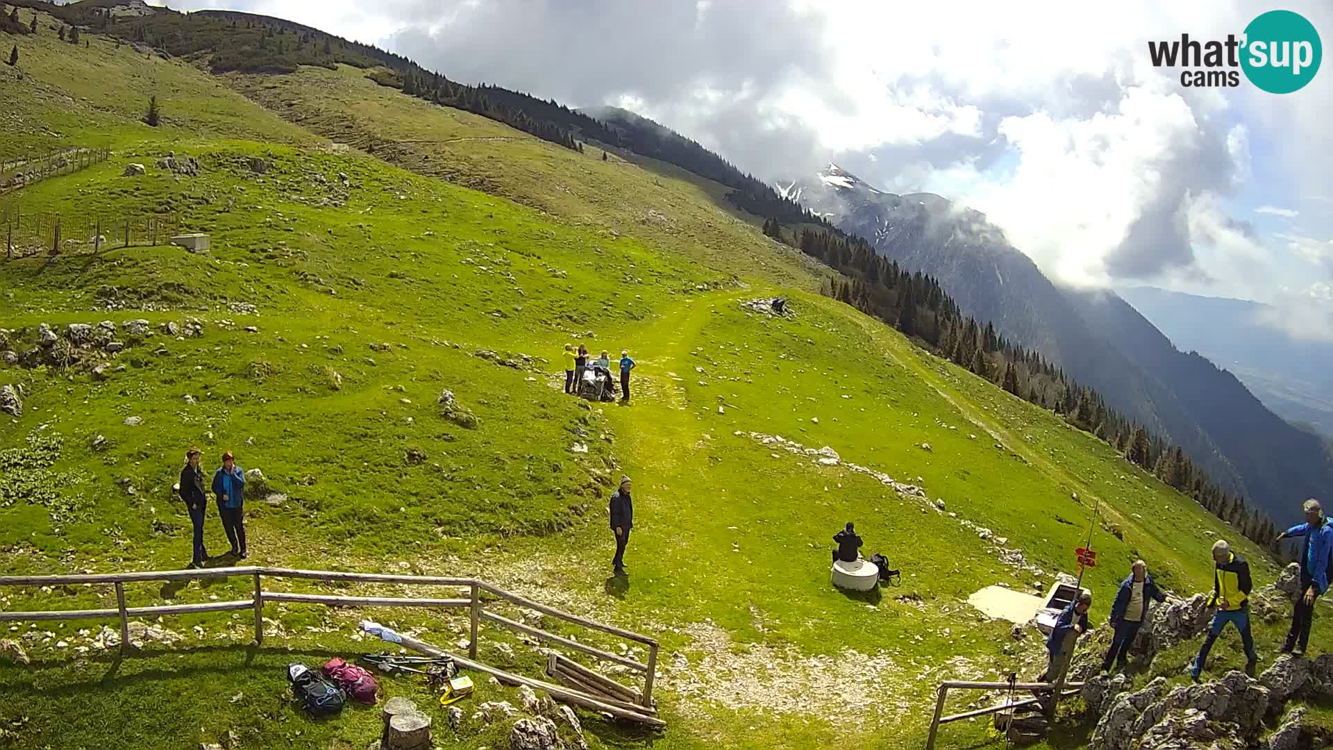 Struška nad Jesenicami web kamera planina Svečica (Belška planina) – Karavanke – Slovenija