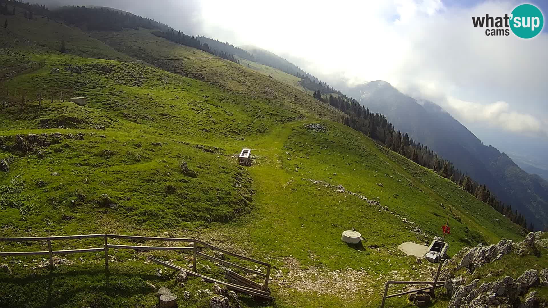 Struška nad Jesenicami camera en vivo planina Svečica (Belška planina) – Karavanke – Eslovenia