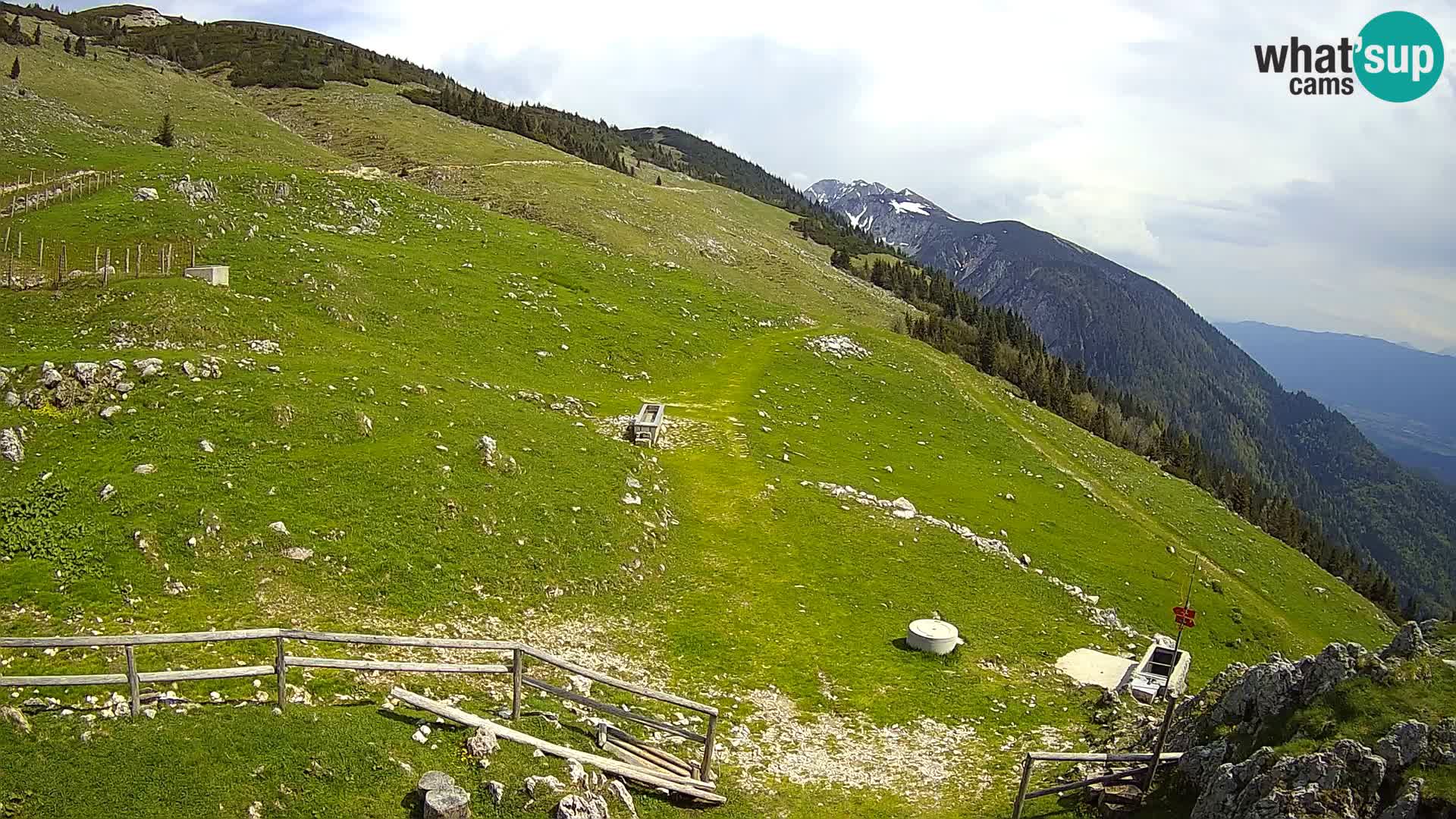 Struška nad Jesenicami Live webcam planina Svečica (Belška planina) – Karavanke – Slovenia