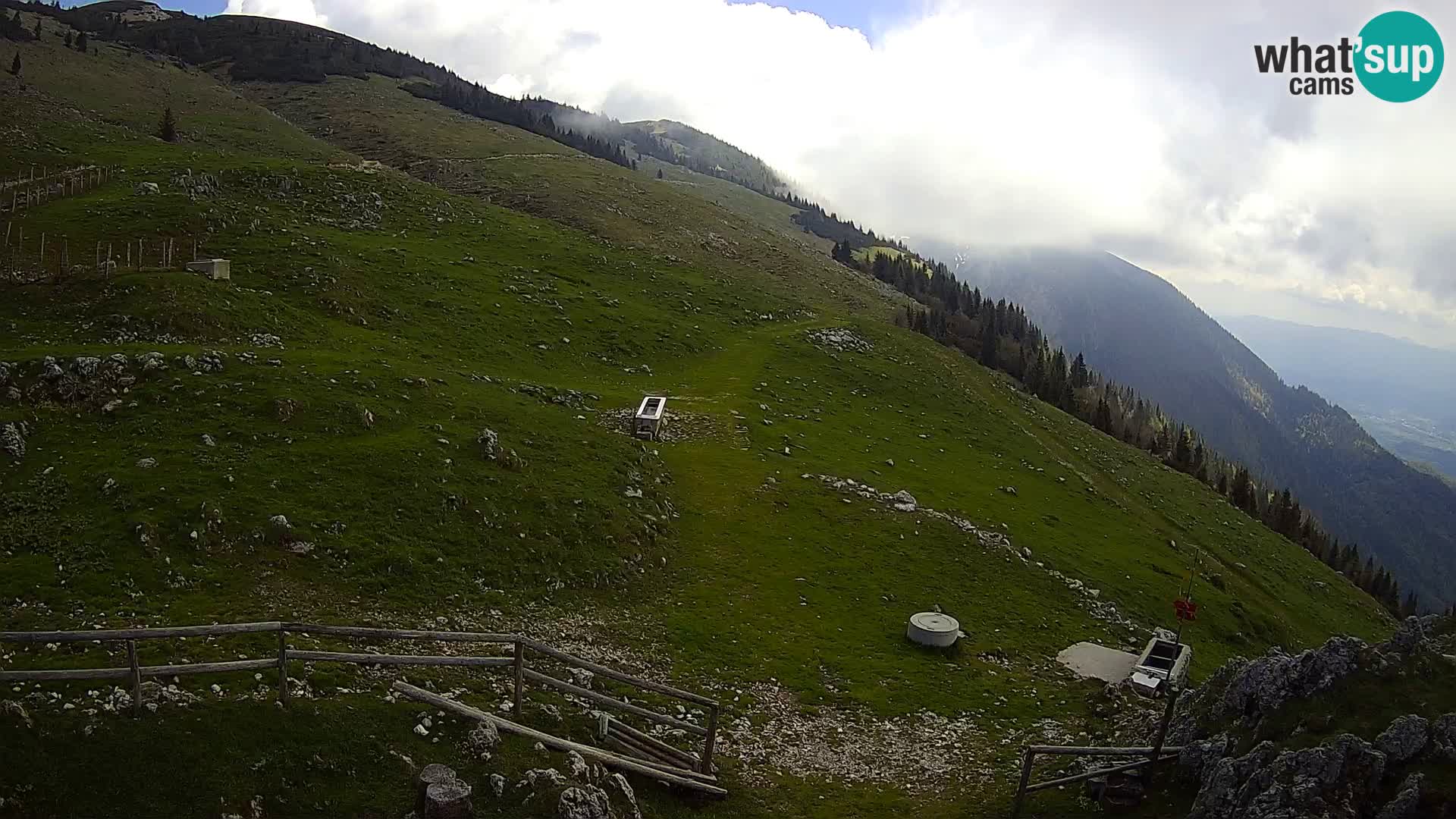 Struška nad Jesenicami web kamera planina Svečica (Belška planina) – Karavanke – Slovenija