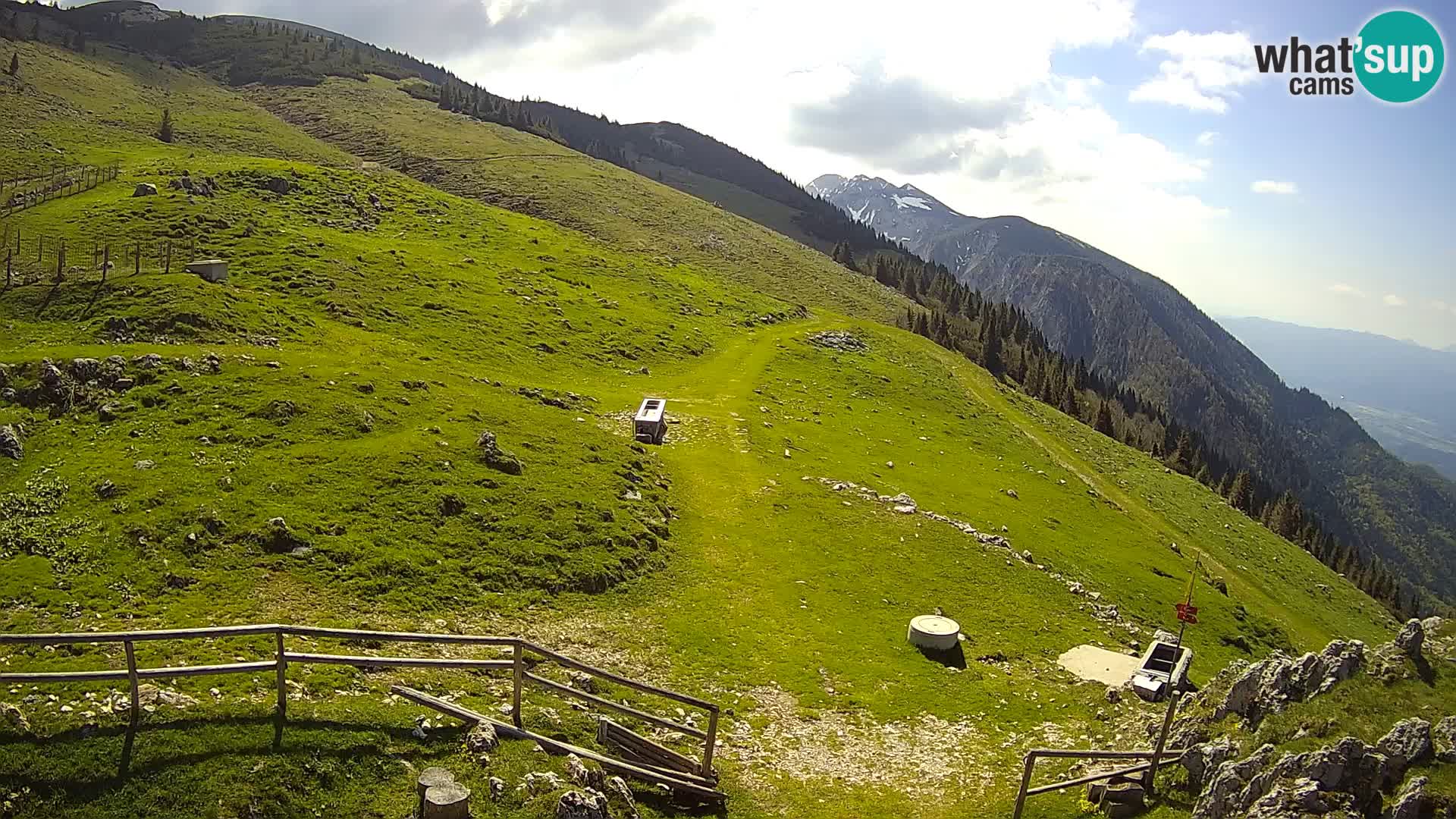 Struška nad Jesenicami Live webcam planina Svečica (Belška planina) – Karavanke – Slovenia