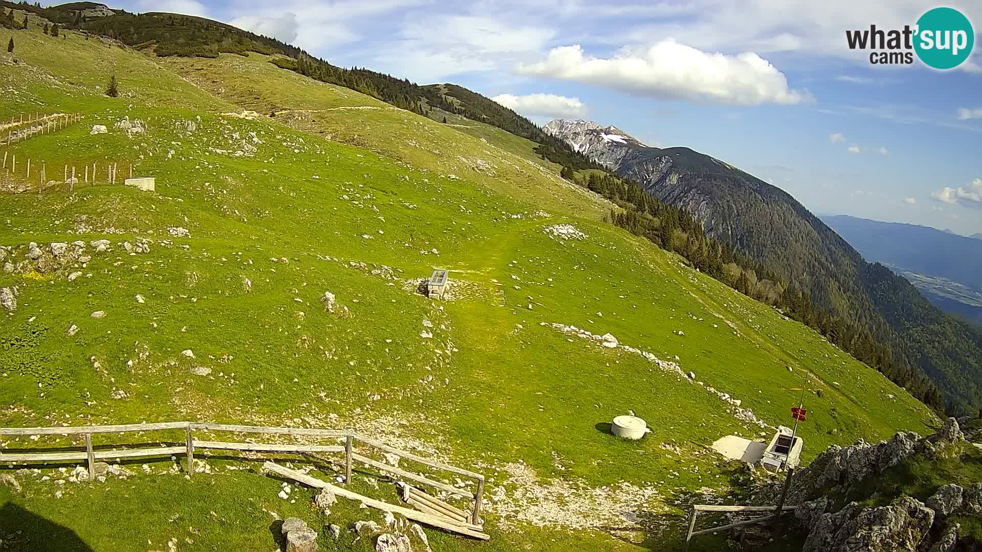 Struška nad Jesenicami web kamera planina Svečica (Belška planina) – Karavanke – Slovenija