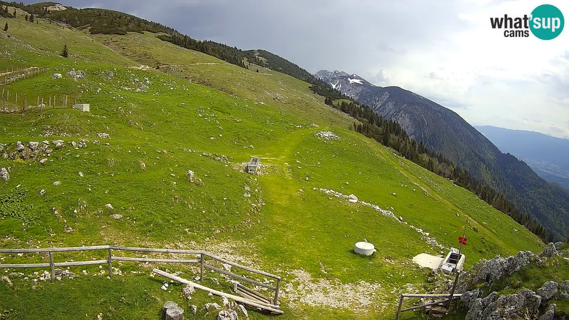 Struška nad Jesenicami Live webcam planina Svečica (Belška planina) – Karavanke – Slovenia