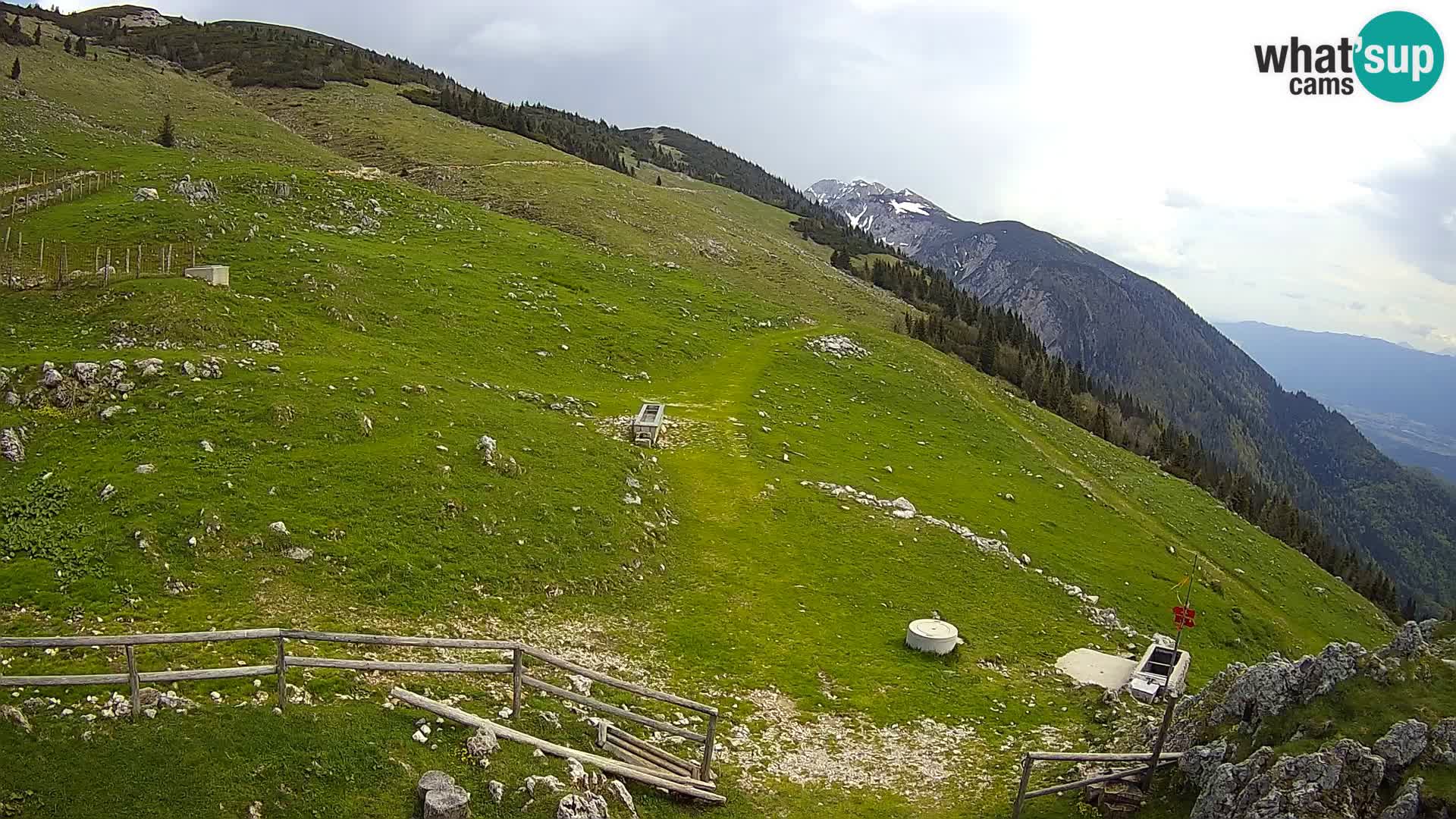 Struška nad Jesenicami Live webcam planina Svečica (Belška planina) – Karavanke – Slovenia
