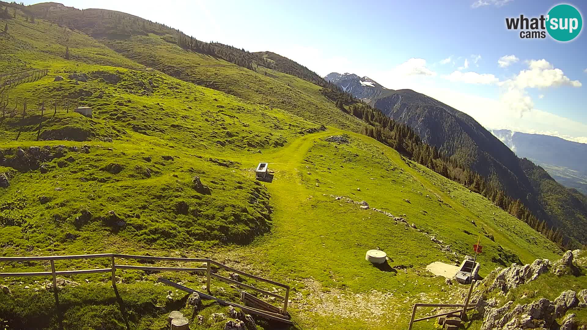 Struška nad Jesenicami Live webcam planina Svečica (Belška planina) – Karavanke – Slovenia