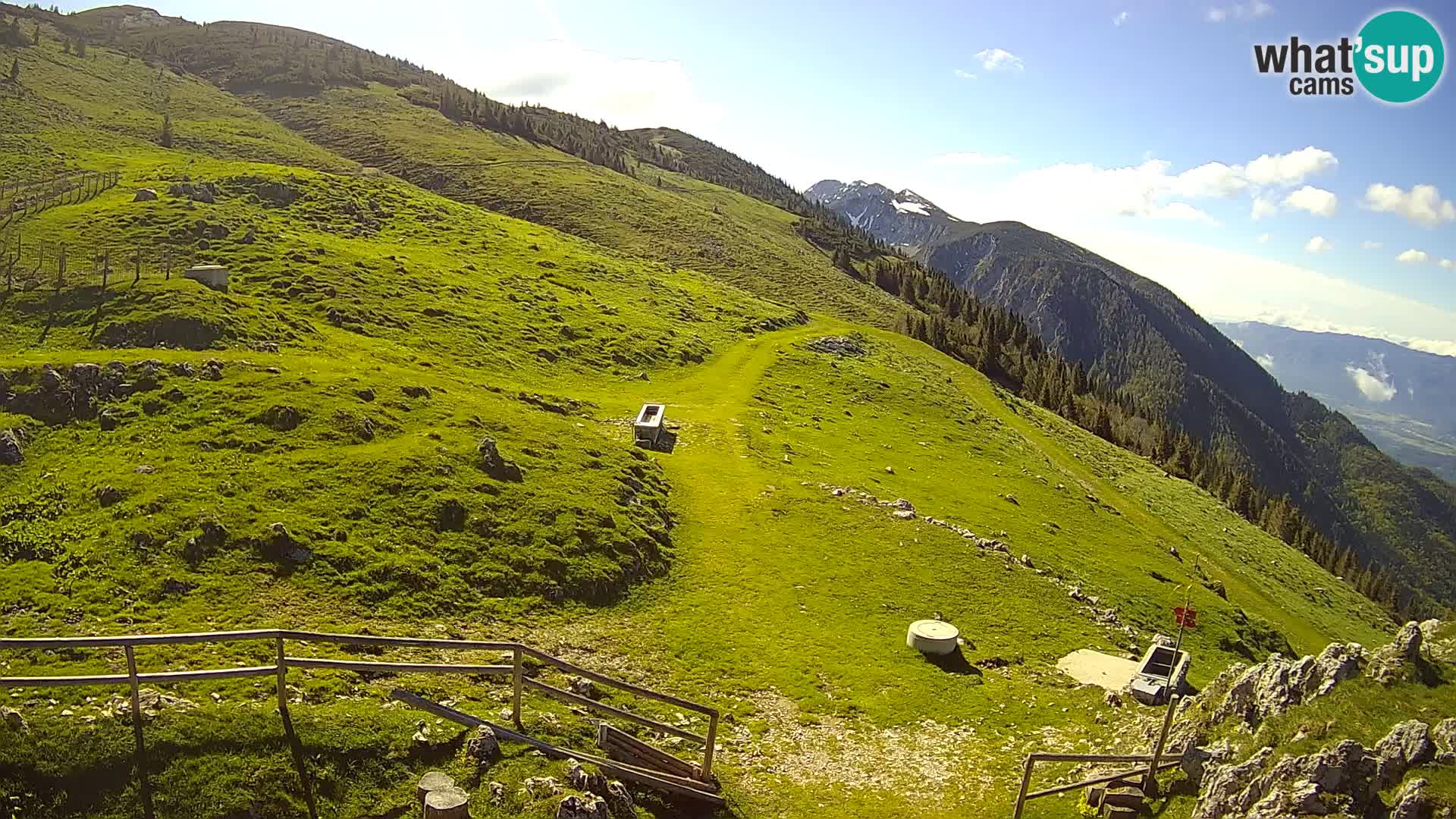 Struška nad Jesenicami Live webcam planina Svečica (Belška planina) – Karavanke – Slovenia
