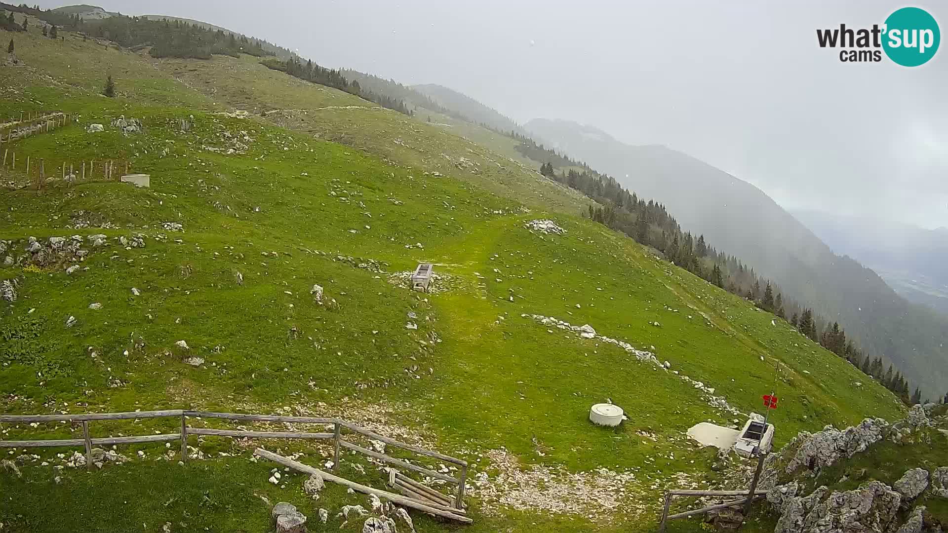 Struška nad Jesenicami web kamera planina Svečica (Belška planina) – Karavanke – Slovenija