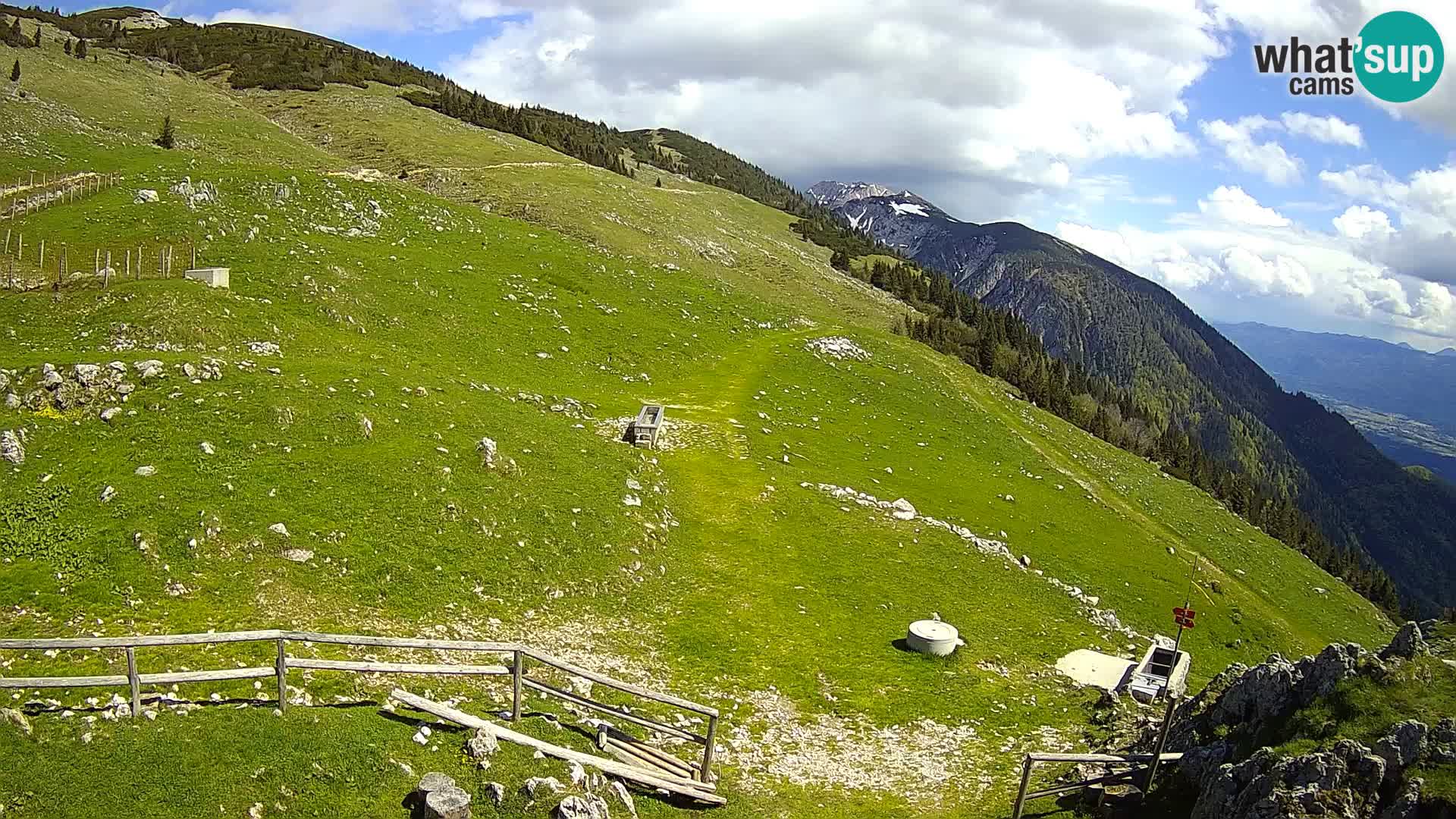 Struška nad Jesenicami Live webcam planina Svečica (Belška planina) – Karavanke – Slovenia