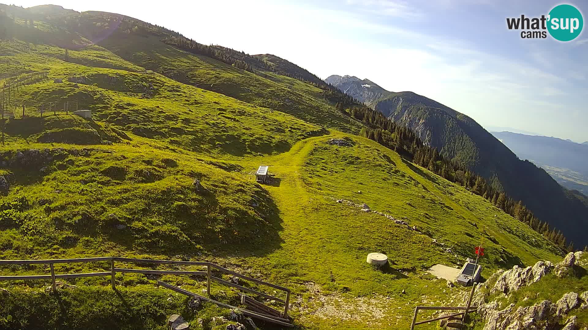 Struška nad Jesenicami Live webcam planina Svečica (Belška planina) – Karavanke – Slovenia