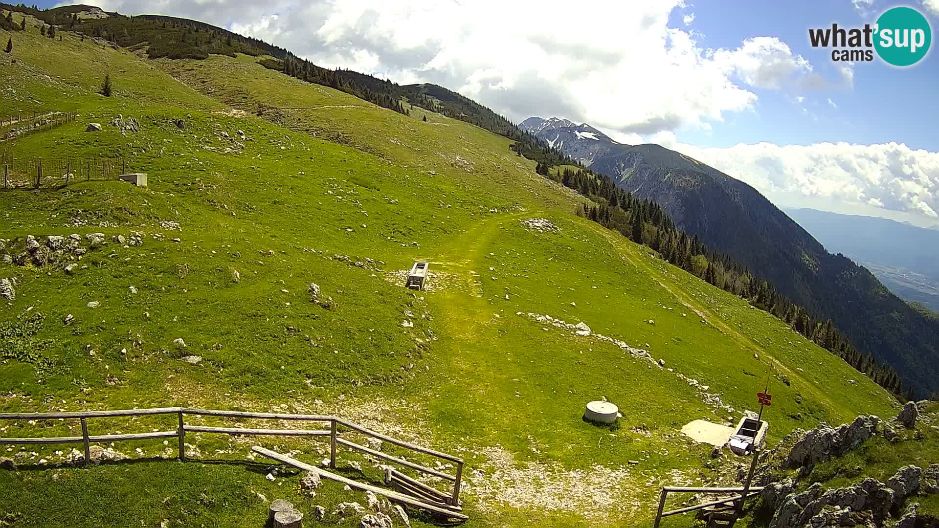Struška nad Jesenicami web kamera planina Svečica (Belška planina) – Karavanke – Slovenija