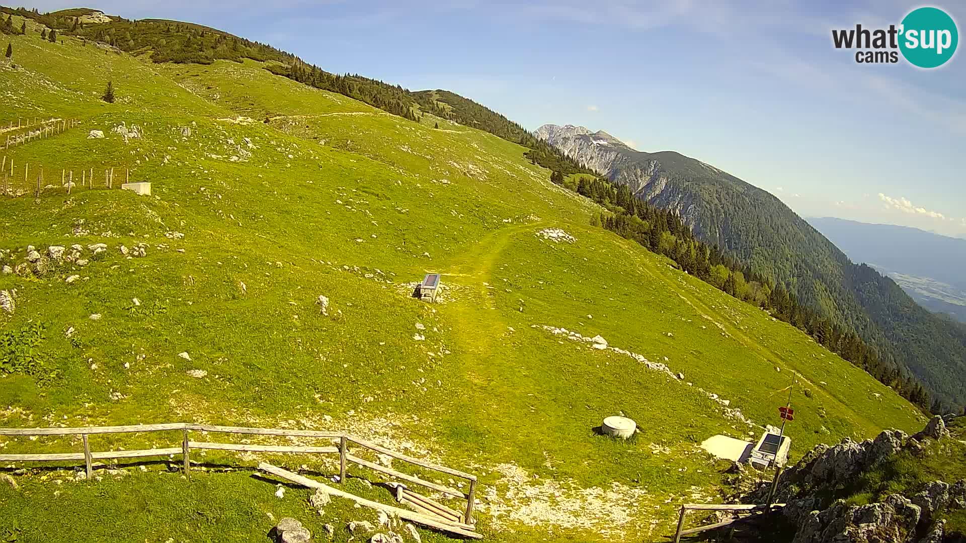 Struška nad Jesenicami Live webcam planina Svečica (Belška planina) – Karavanke – Slovenia