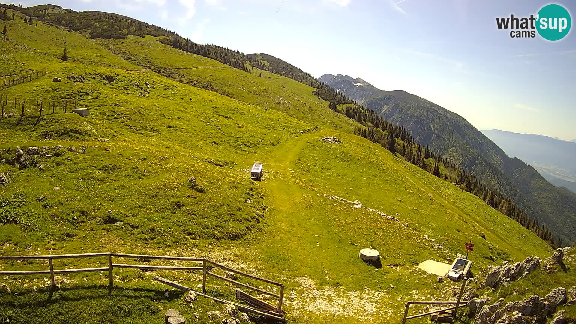 Struška nad Jesenicami Live webcam planina Svečica (Belška planina) – Karavanke – Slovénie