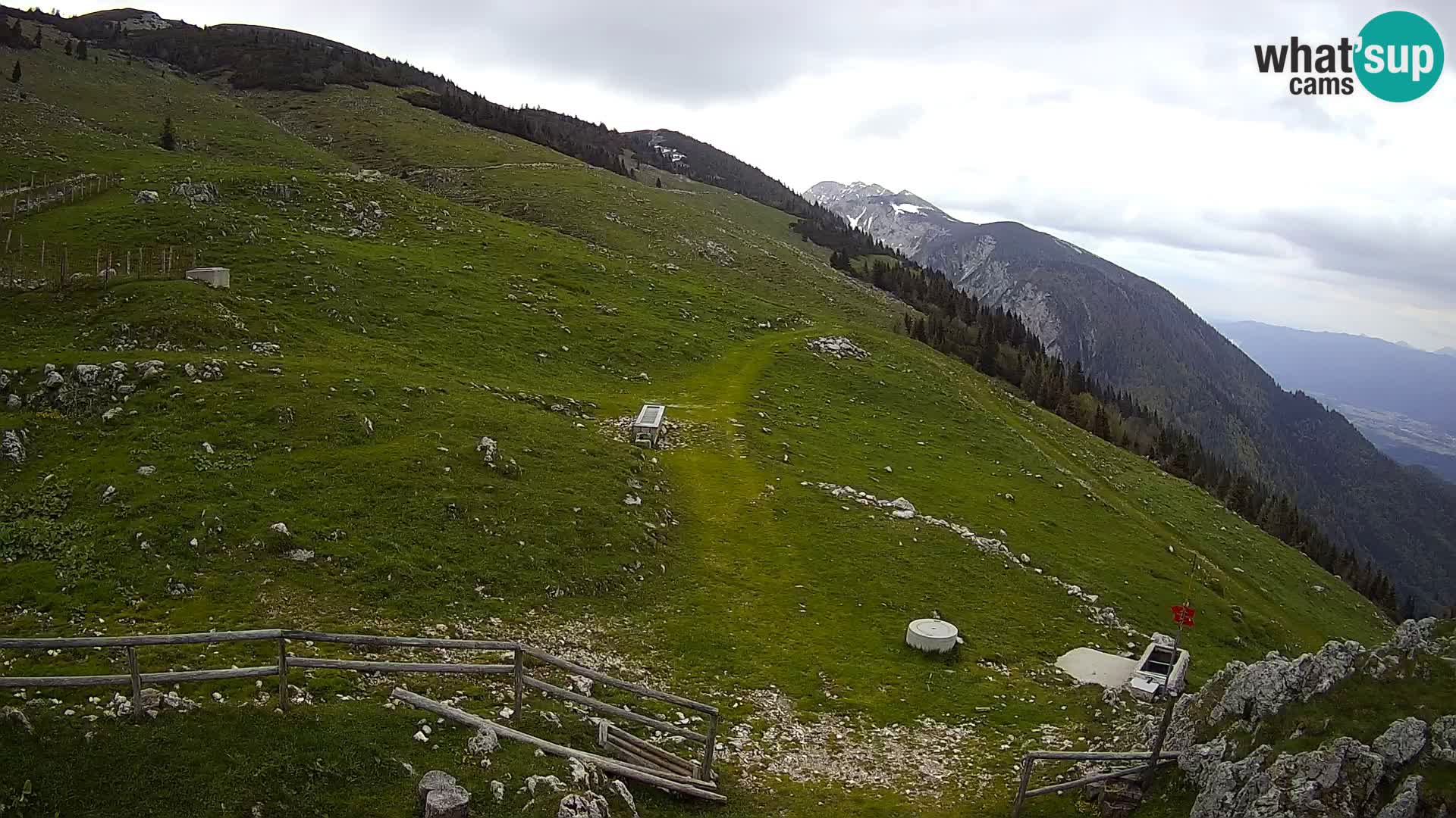 Struška nad Jesenicami Live webcam planina Svečica (Belška planina) – Karavanke – Slovenia