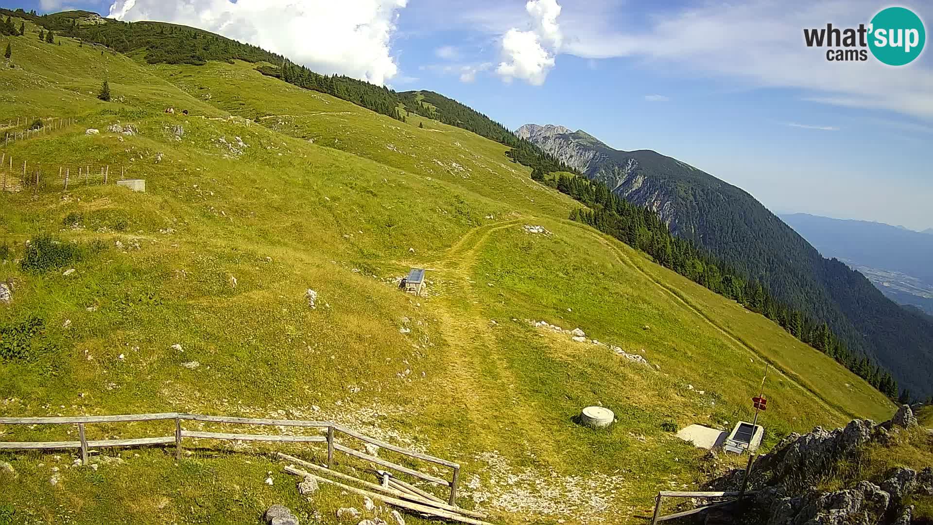 Struška nad Jesenicami camera en vivo planina Svečica (Belška planina) – Karavanke – Eslovenia
