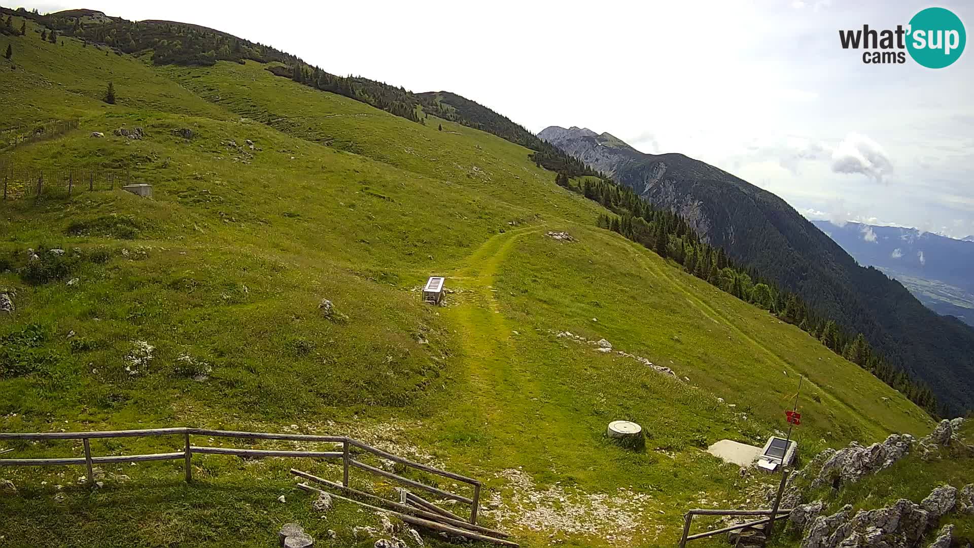 Struška nad Jesenicami web kamera planina Svečica (Belška planina) – Karavanke – Slovenija