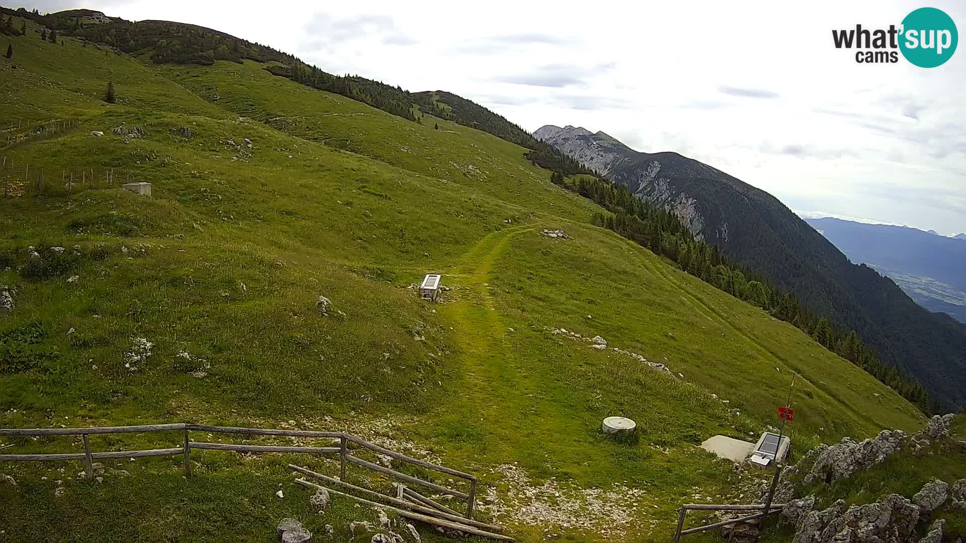 Struška nad Jesenicami Live webcam planina Svečica (Belška planina) – Karavanke – Slovénie