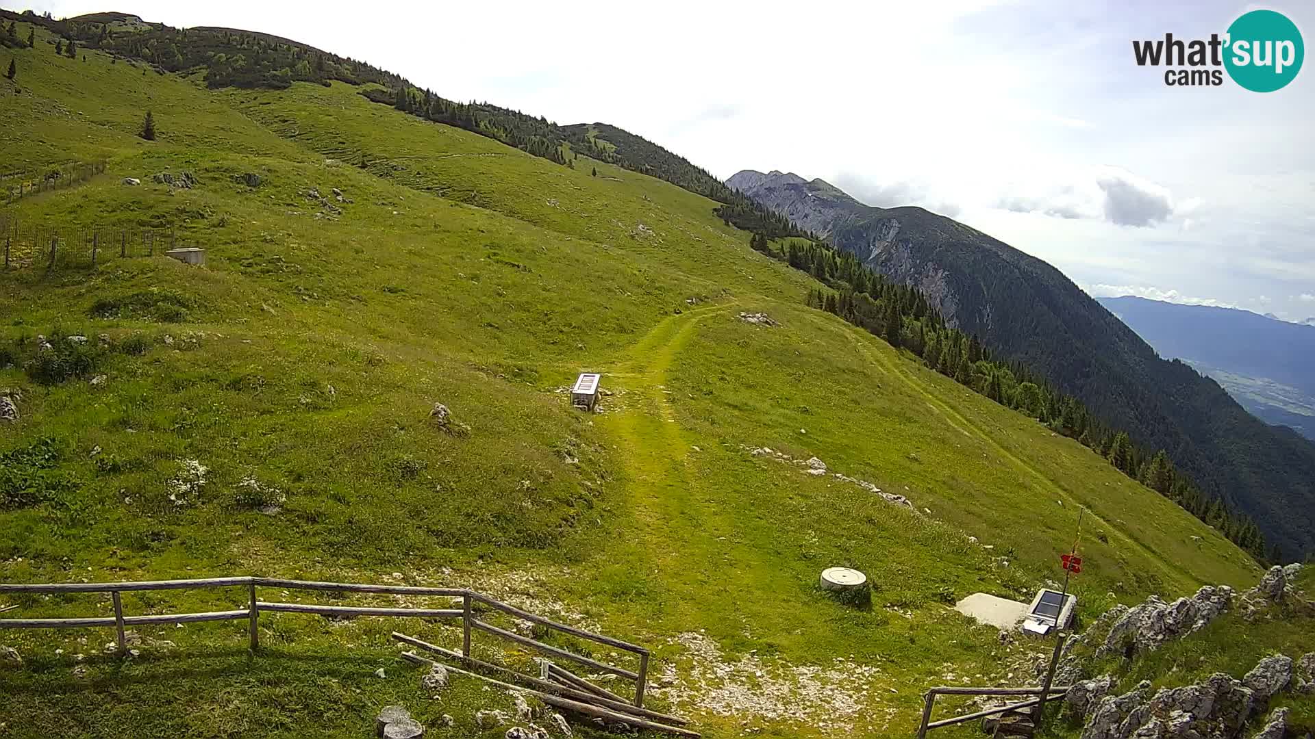 Struška nad Jesenicami Live webcam planina Svečica (Belška planina) – Karavanke – Slovénie