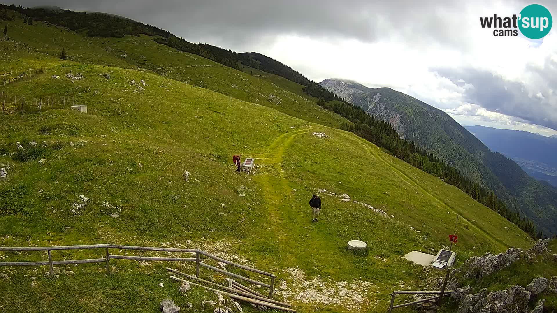 Struška nad Jesenicami spletna kamera planina Svečica (Belška planina) – Karavanke