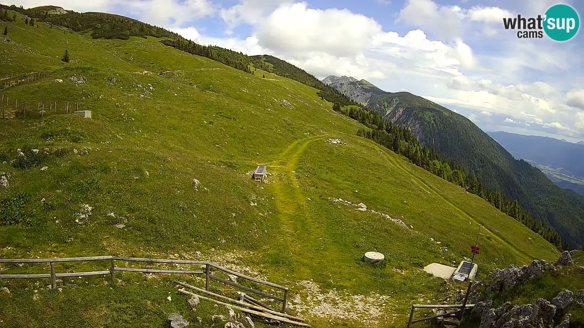 Struška nad Jesenicami web kamera planina Svečica (Belška planina) – Karavanke – Slovenija