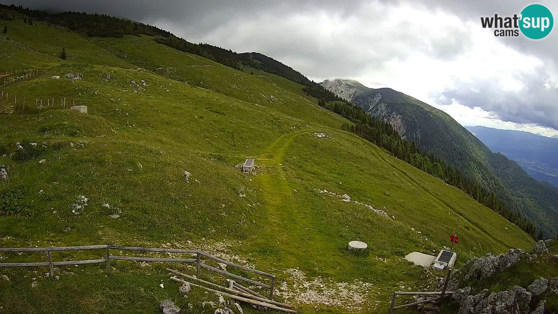 Struška nad Jesenicami Live webcam planina Svečica (Belška planina) – Karavanke – Slovénie
