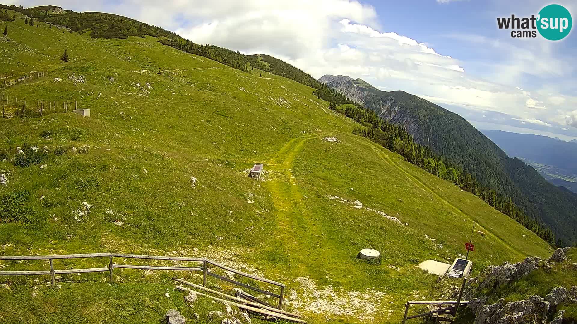 Struška nad Jesenicami Live webcam planina Svečica (Belška planina) – Karavanke – Slovénie